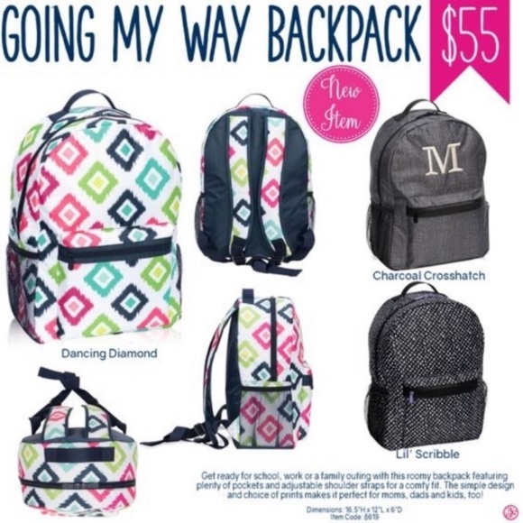 Thirty One Going My Way Backpack/lunch Crossbody - Picture 7 of 16
